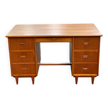 Scandinavian teak desk 1970 Denmark