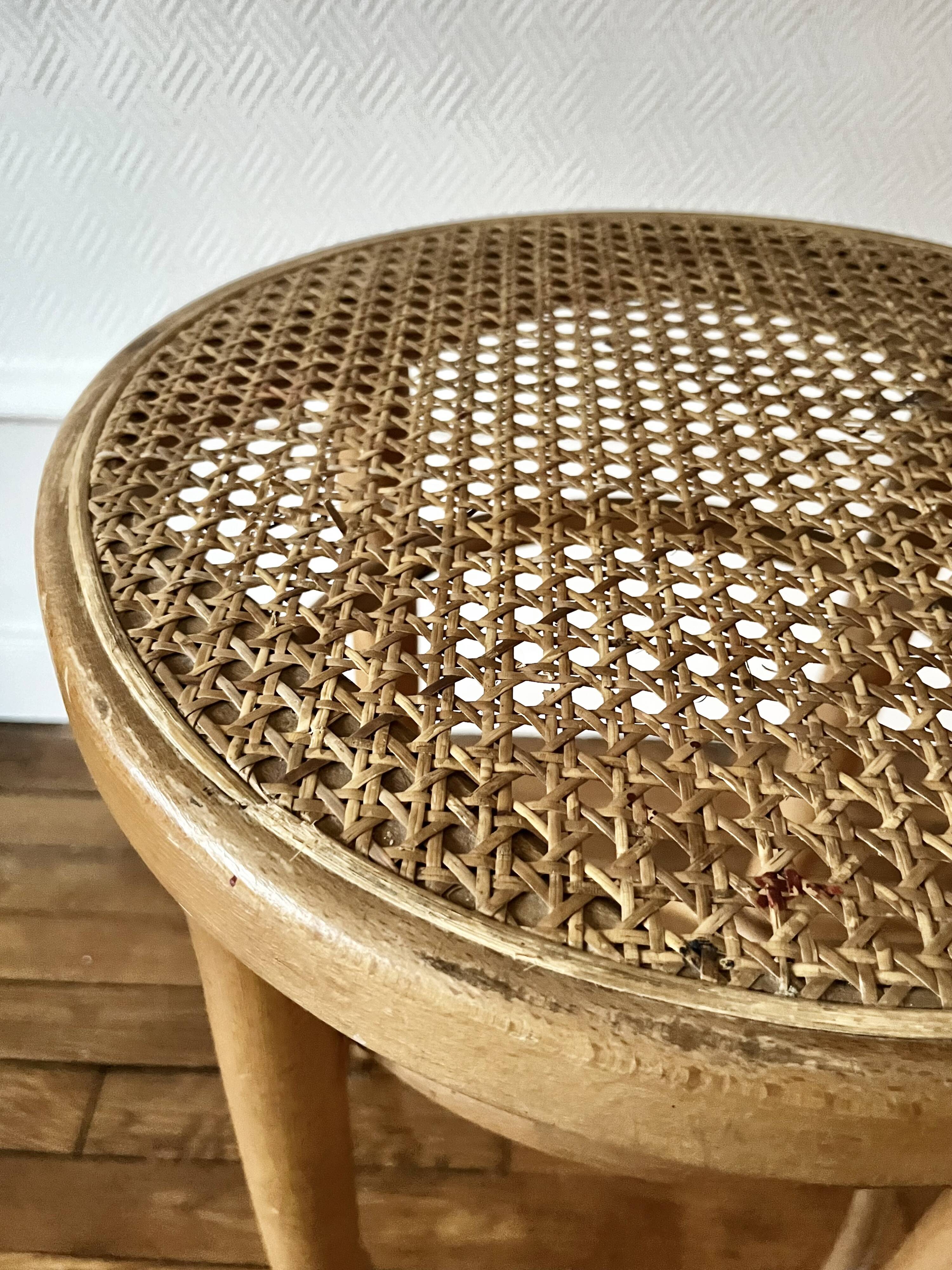 Vintage round stool