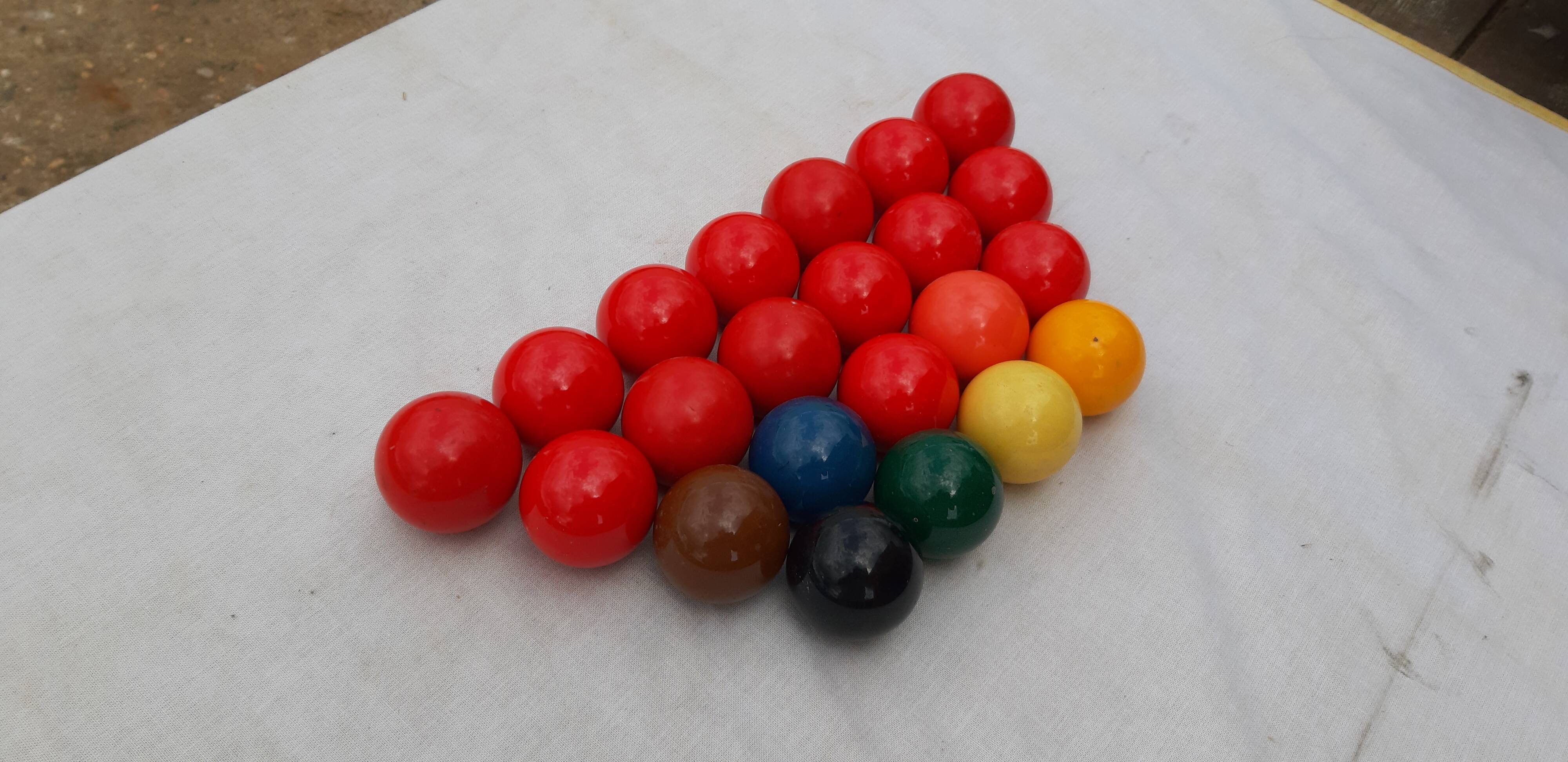 English Billiard Balls