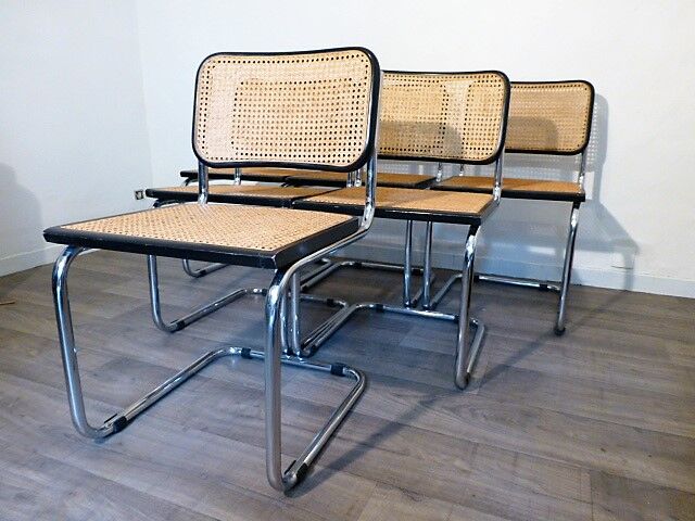 6 chairs Marcel Breuer b32 cesca, italy, 1970