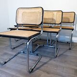 6 chairs Marcel Breuer b32 cesca, italy, 1970