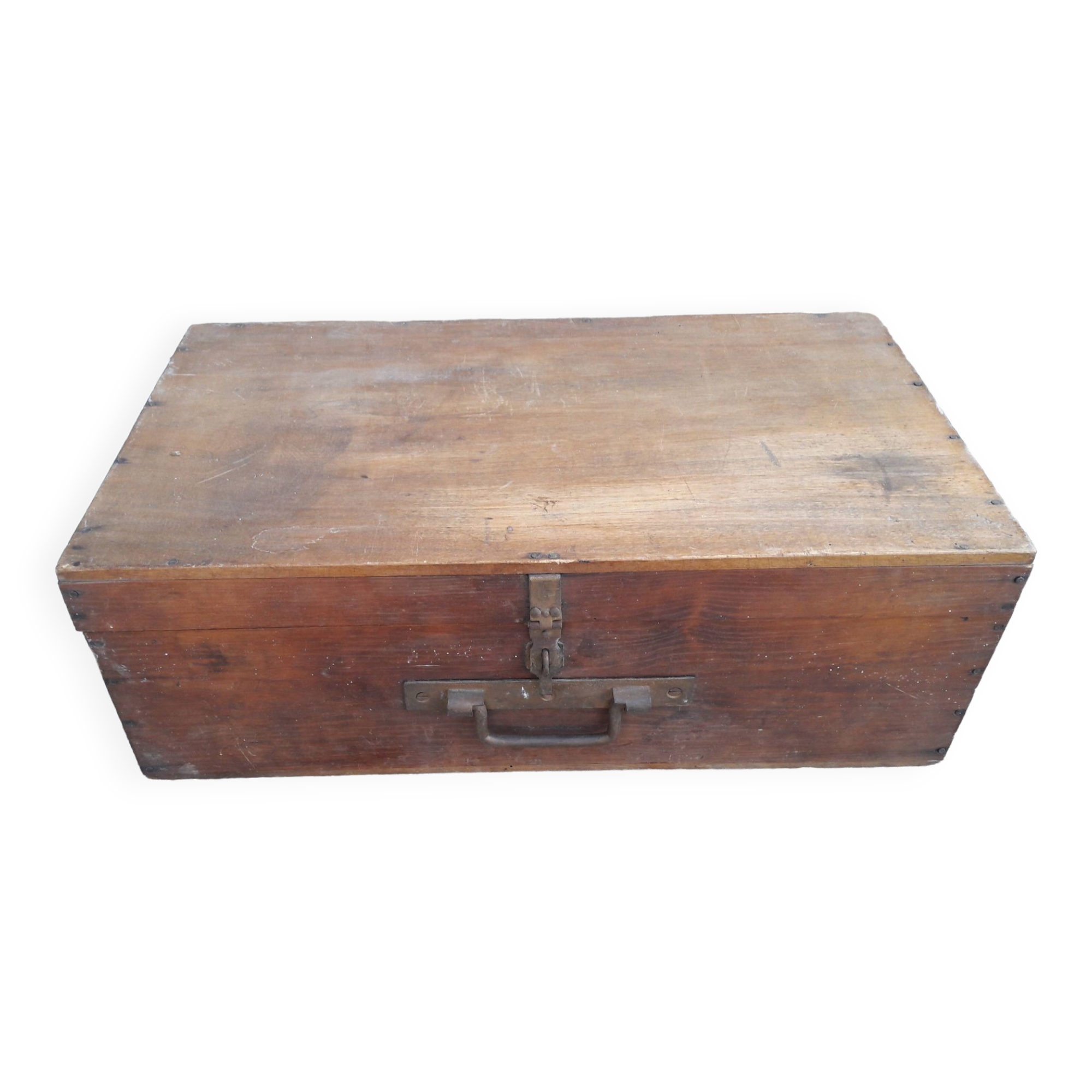 Wooden workshop chest