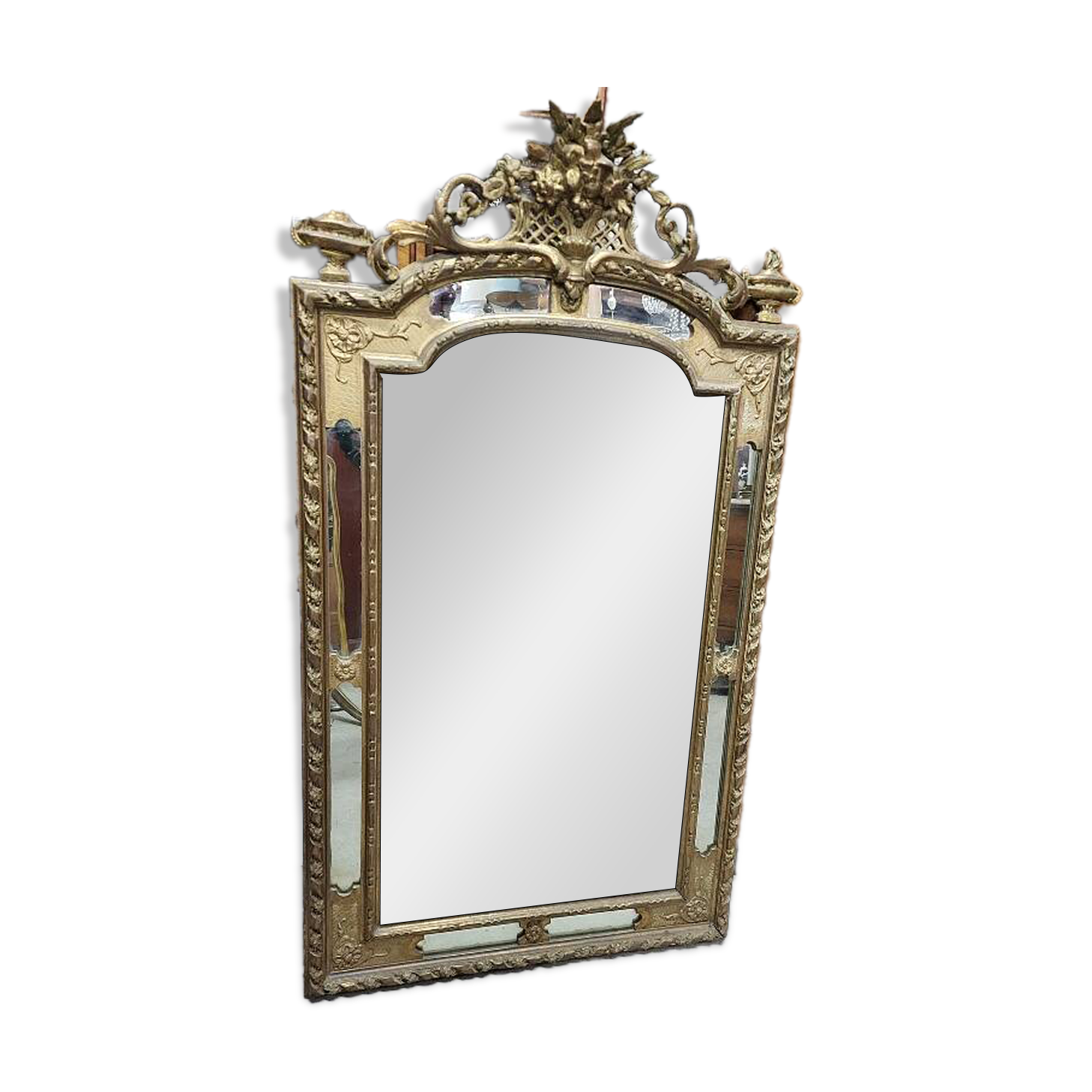 19th century gilded mirror ref. I