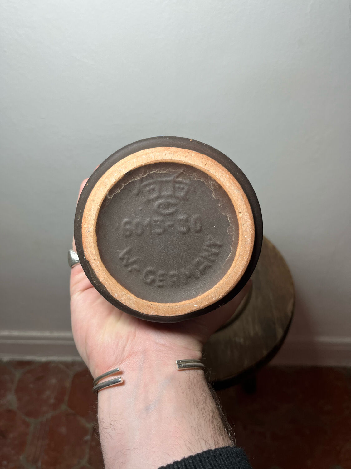 German ceramic pitcher