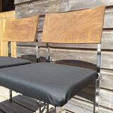 Chrome chairs