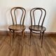 Pair of Thonet style bistro chairs