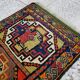Vintage Turkish handmade rug 56x100 cm