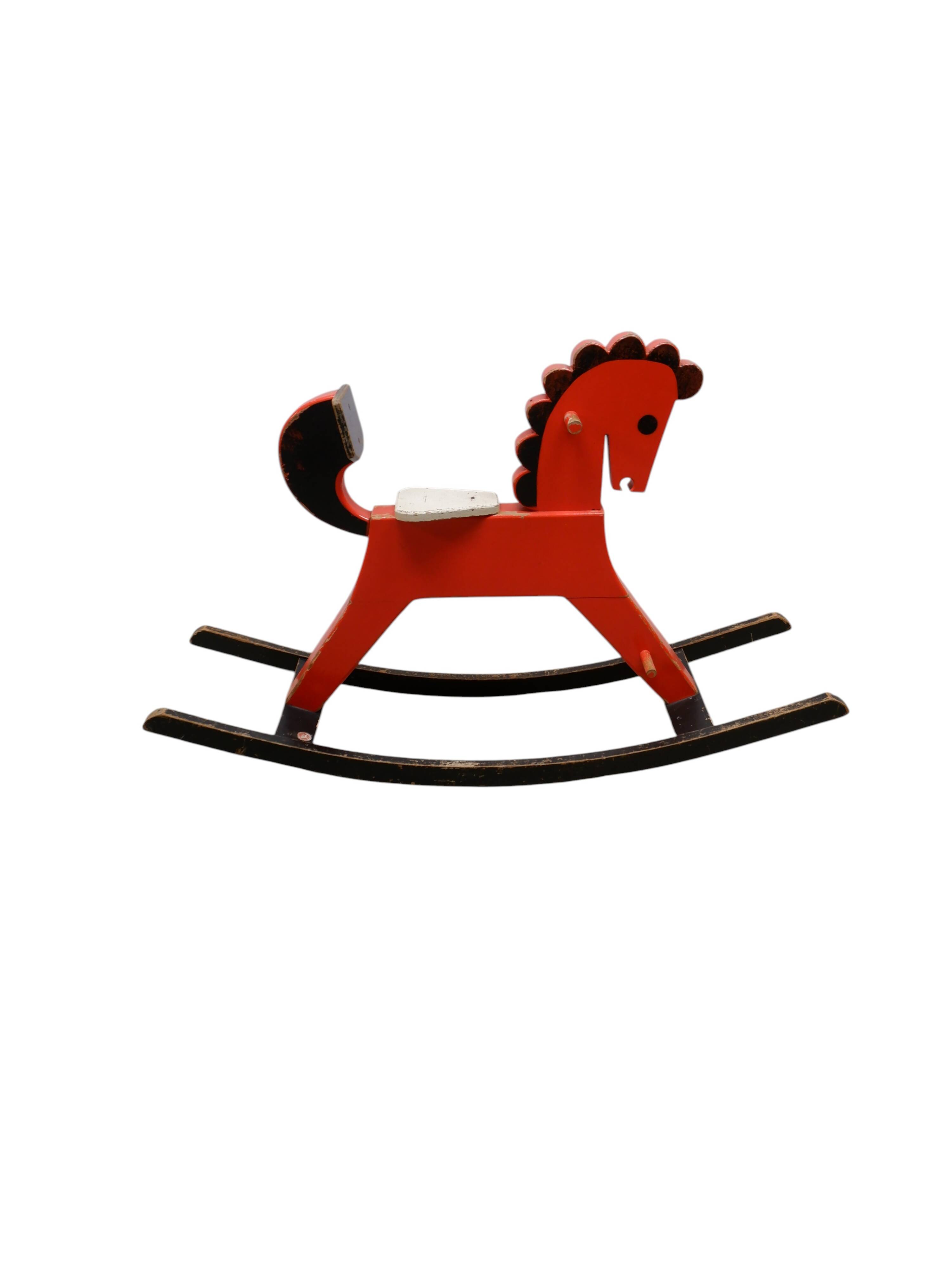 Konrad Keller rocking horse, 1950s