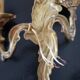 Gold wall lamp