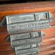 Old printing furniture