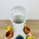 Multicoloured ceramic vase from the 1950s.