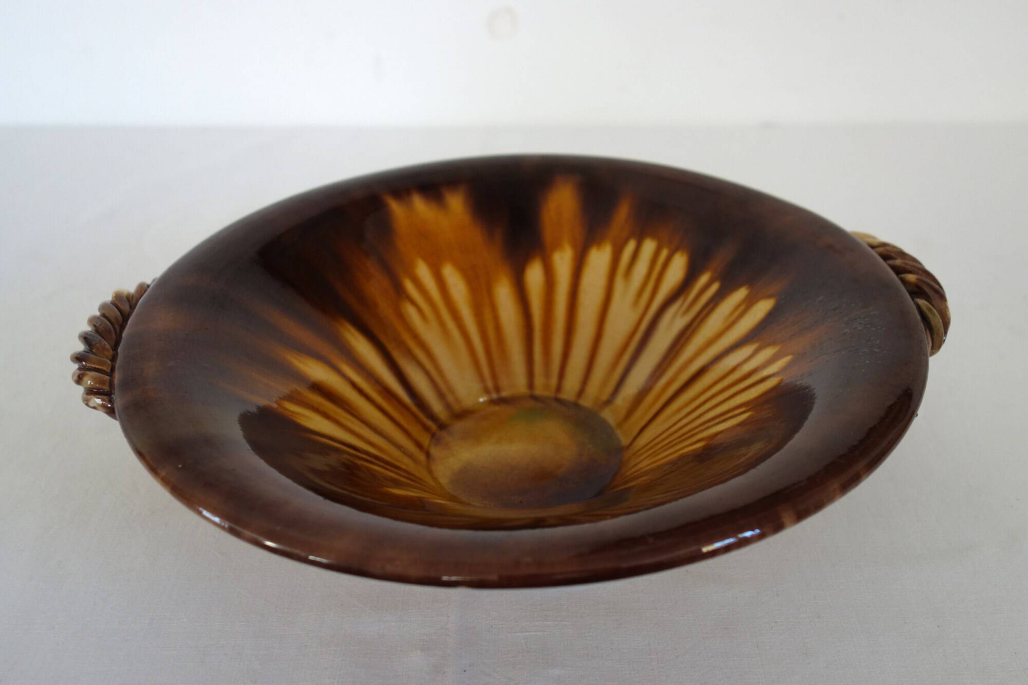 Vallauris earthenware fruit bowl 1950s by Calvas