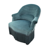 Emerald green toad armchair