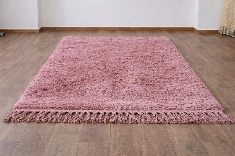 Traditional handmade pure wool Berber rug 1.5/2.5 m