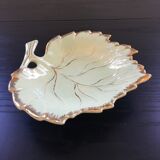 Celadon and gold leaf empty pocket