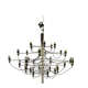 Lustre suspension Gino Sarfatti for Arteluce 30 lights model 2097 from the 1960s.