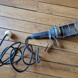 Industrial workshop portable lamp, vintage 1960s