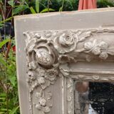 Large antique mirror/wooden frame