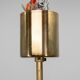 Faceted glass chandelier brass Jaroslav Bejvl Kamenický Šenov 1960s Czechoslovakia