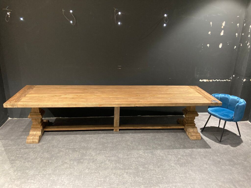 Solid chene table 300 x 100 cm