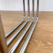 Rare Bauhaus chrome Nesting Tables B9, Marcel Breuer-1940s