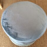 Velvet pouf