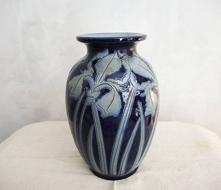 Old sandstone vase by Betschdorf Schmitter Frères