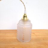 Art Deco style portable hanging lamp