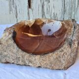 Empty pockets alabaster natural stone