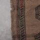 Vintage Turkish Oushak Rug Handwoven 42x402 cm