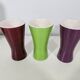 Pitcher and 6 cups model 860 by Pol Chambost in ceramic from around 1950.
