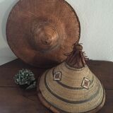 Asian hat in honey color