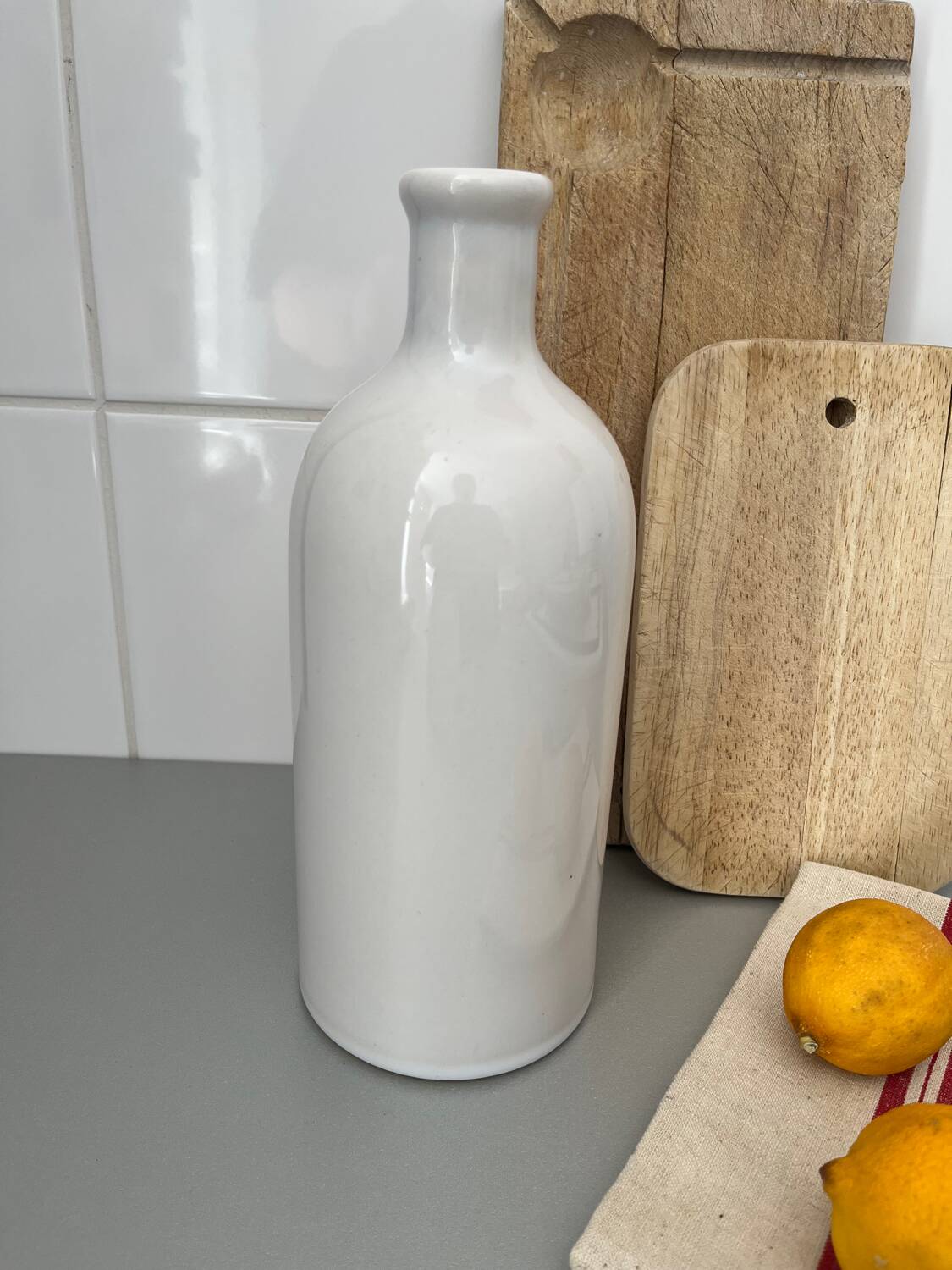 Bouteille « vinaigre » céramique Charolles