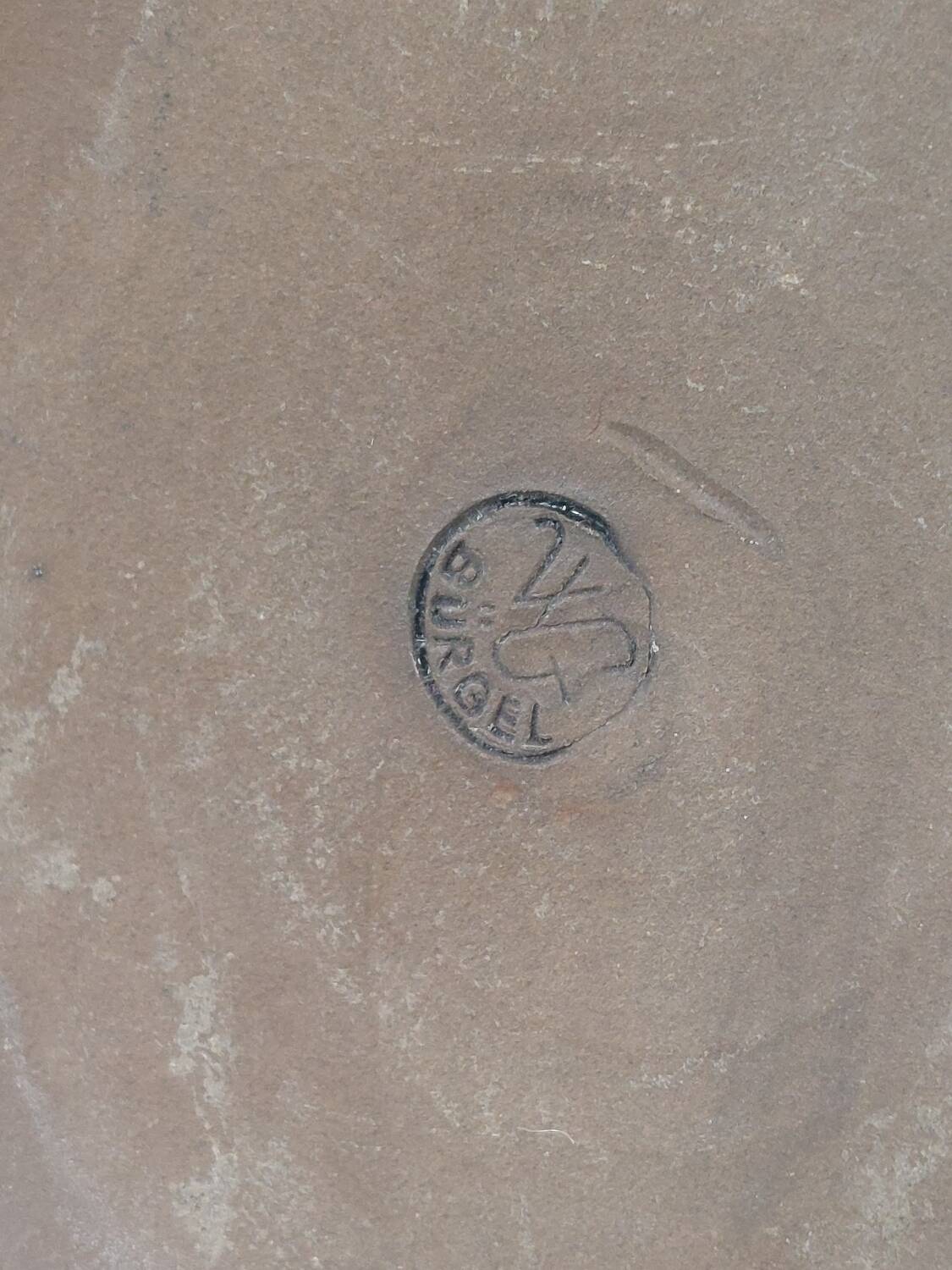 Vintage mid-century oxidised enamel Bürgel ceramics