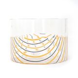 Transparent striped vase by Rosanna Toso for Fratelli Toso, 1970s.