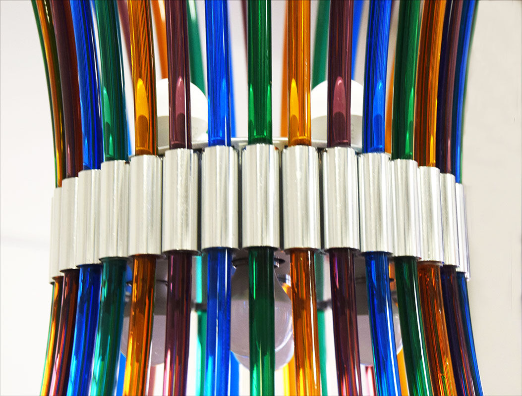 Tamiri chandelier by Roberto Pamio for Artemide 1970s