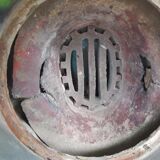 Cook old tile faience metal structure