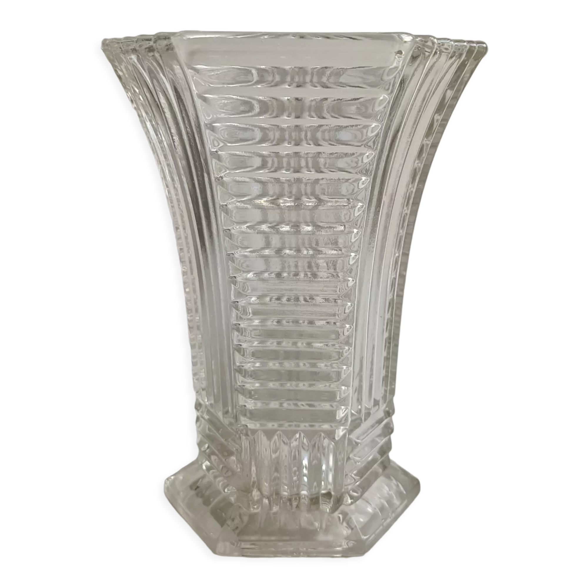 Art Deco cornet vase