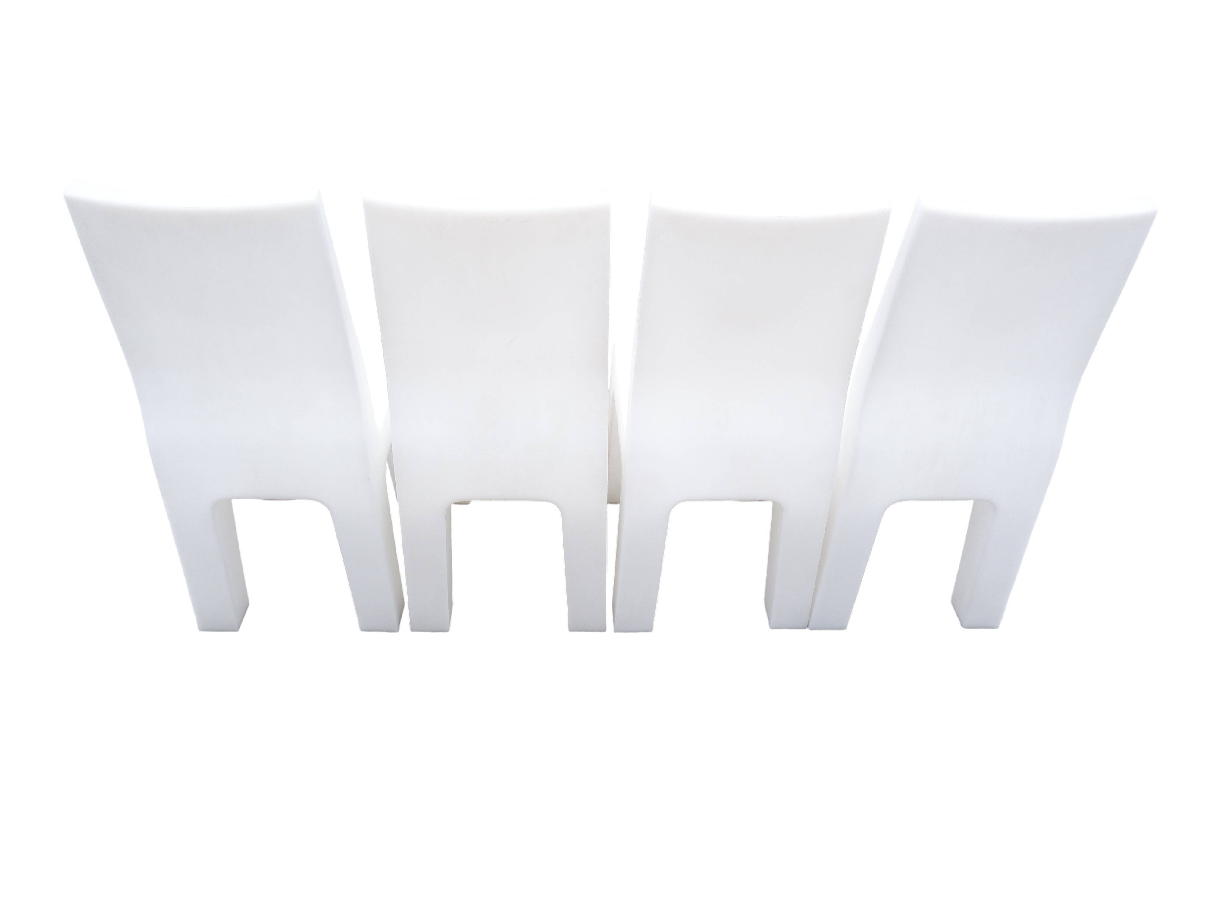 Ensemble de 4 chaises du musée Gispen, années 1990
