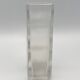Vase in thick glass with frosted effect stamped by claus josef riedel