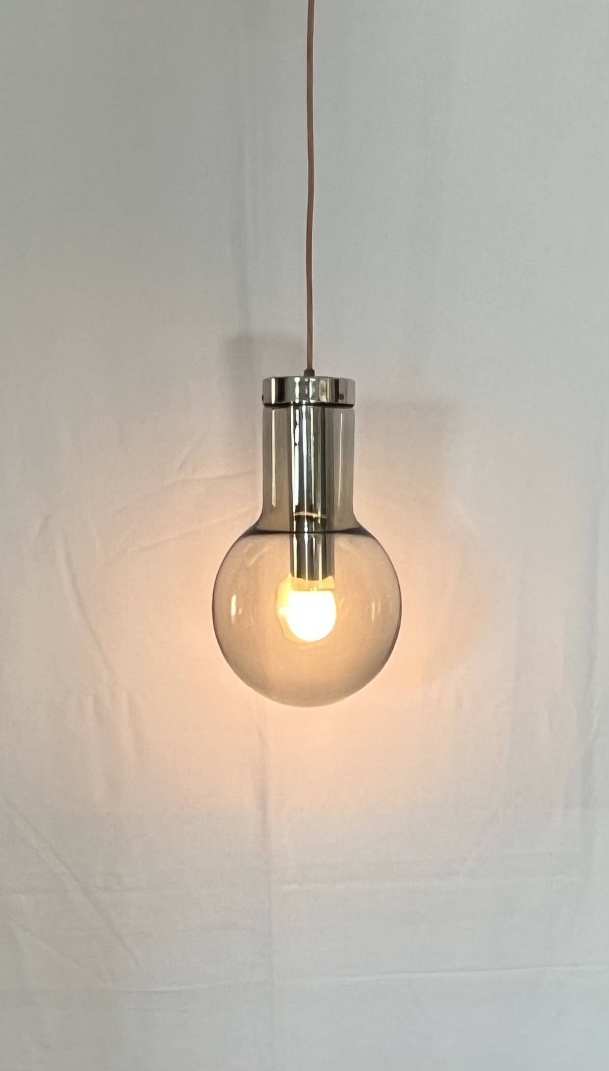 Medium Maxi Bulb pendant light by F. Ligtelijn for Raak, Netherlands 60's