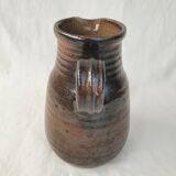 Pitcher in glazed stoneware Fontgombault