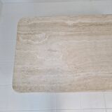 Rectangle Travertine Coffee or Side Table, Italy 1980's