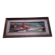 Oil on panel, still life with fish