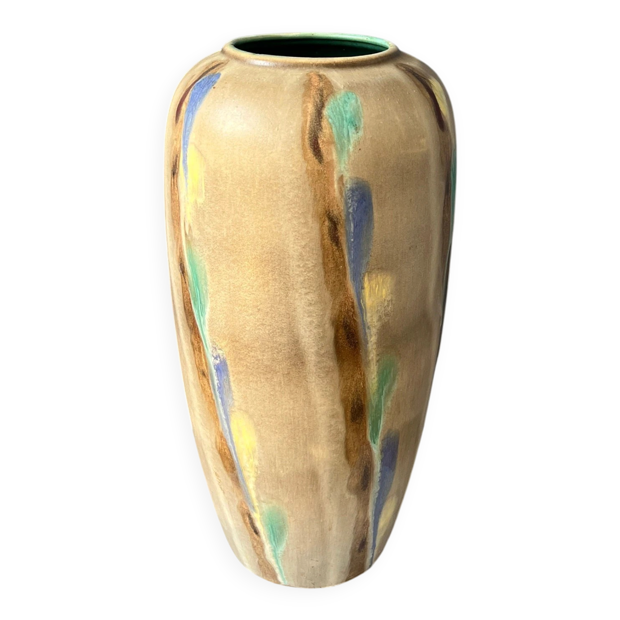 Vase en céramique coloré West Germany