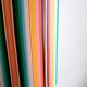 Wooden lamp with striped lampshade