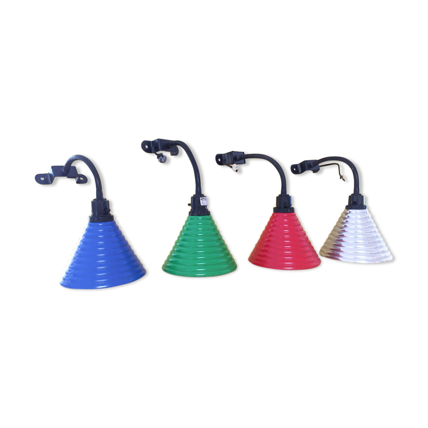 4 vintage Ikéa sconces, 1980