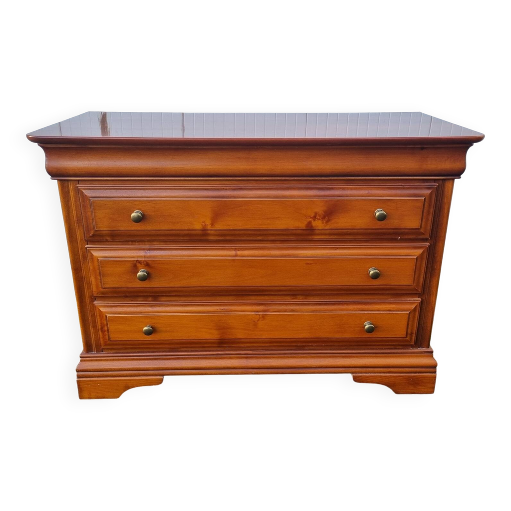 Commode Merisier 3 tiroirs | Selency