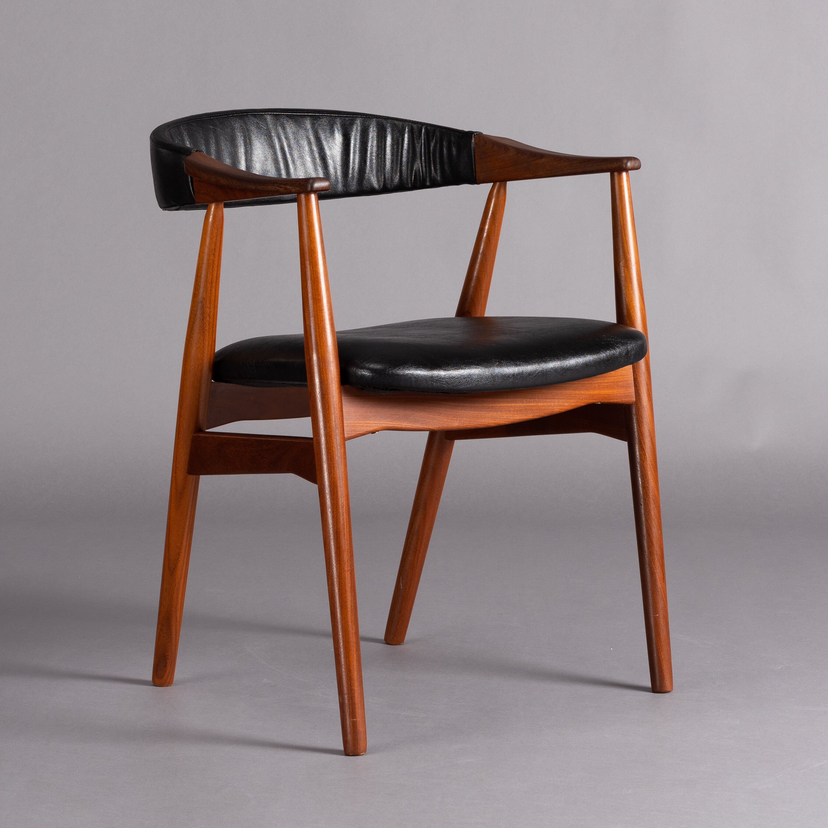 Danish Mid Century Chair No 213 By Th Harlev From Farstrup Møbelfabrik, 1960s