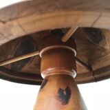 Carlos Zipperer wooden table lamp, 1920.bresil